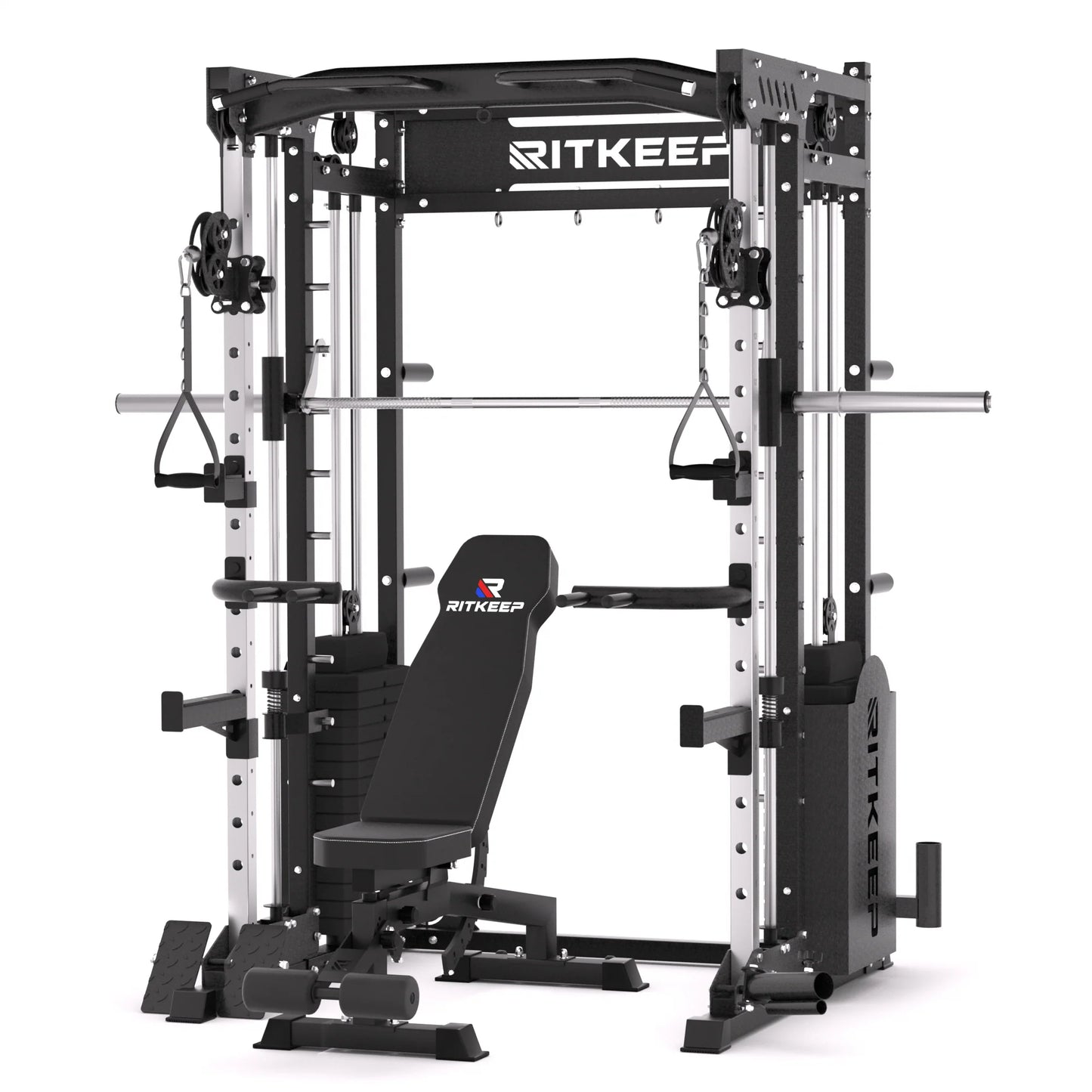 PMAX 5600 Home Gym Smith Machine - Integrated Weight System